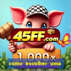 como escolher uma boa cartela de bingo